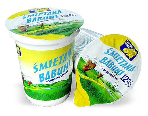 Śmietana Babuni homogenizowana 18%